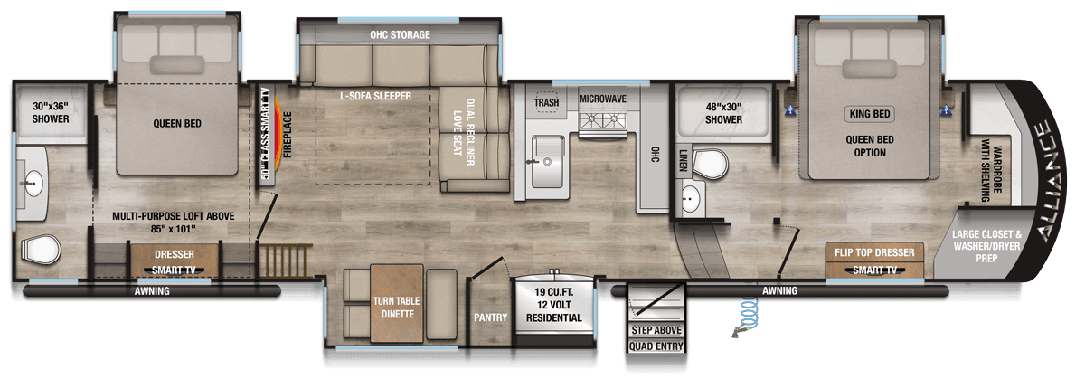 2026 Alliance RV 2026 Alliance RV Paradigm - thumbnail 2