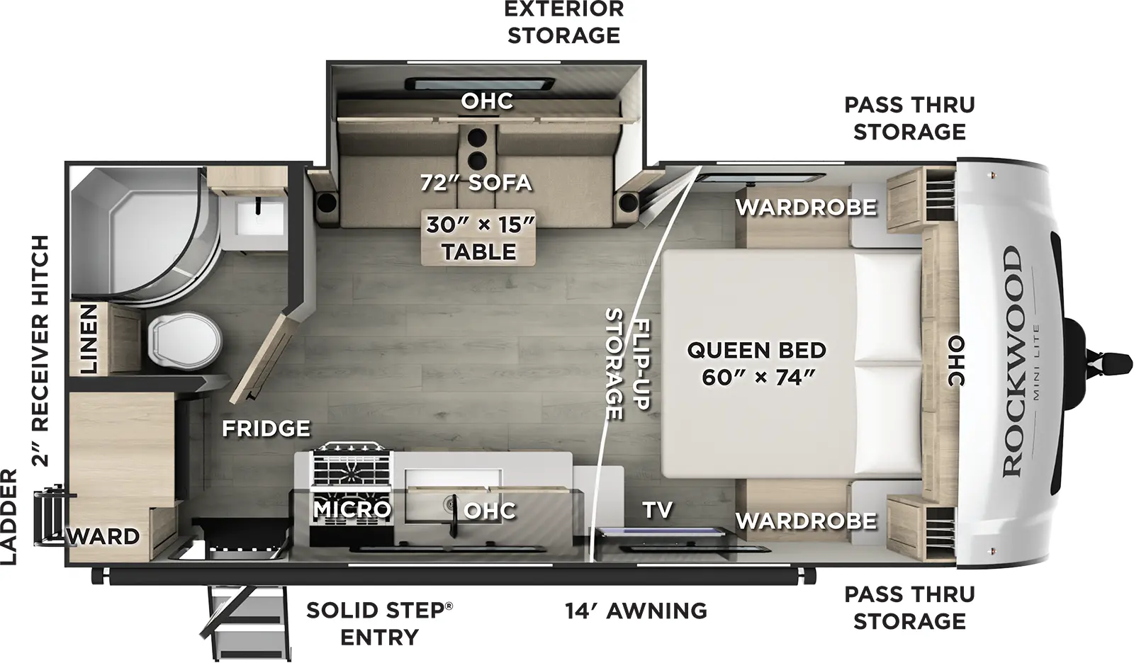 2026 Forest River 2026 Forest River Rockwood Mini Lite - thumbnail 2