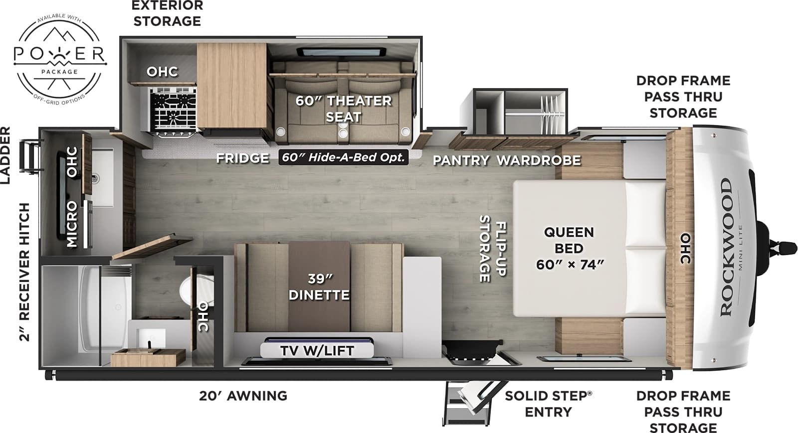 2026 Forest River 2026 Forest River Rockwood Mini Lite - thumbnail 2