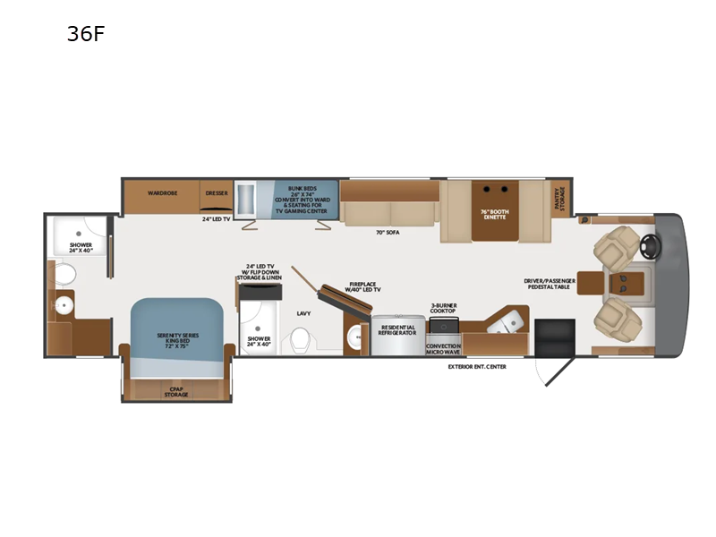 Bounder 36F floorplan